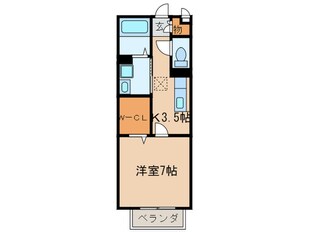 カサベルデ柏森の物件間取画像